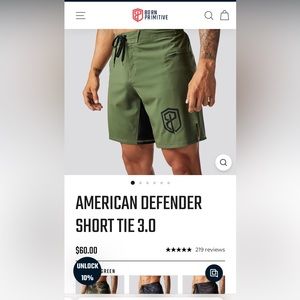 Born Primitive American Defender Shorts
